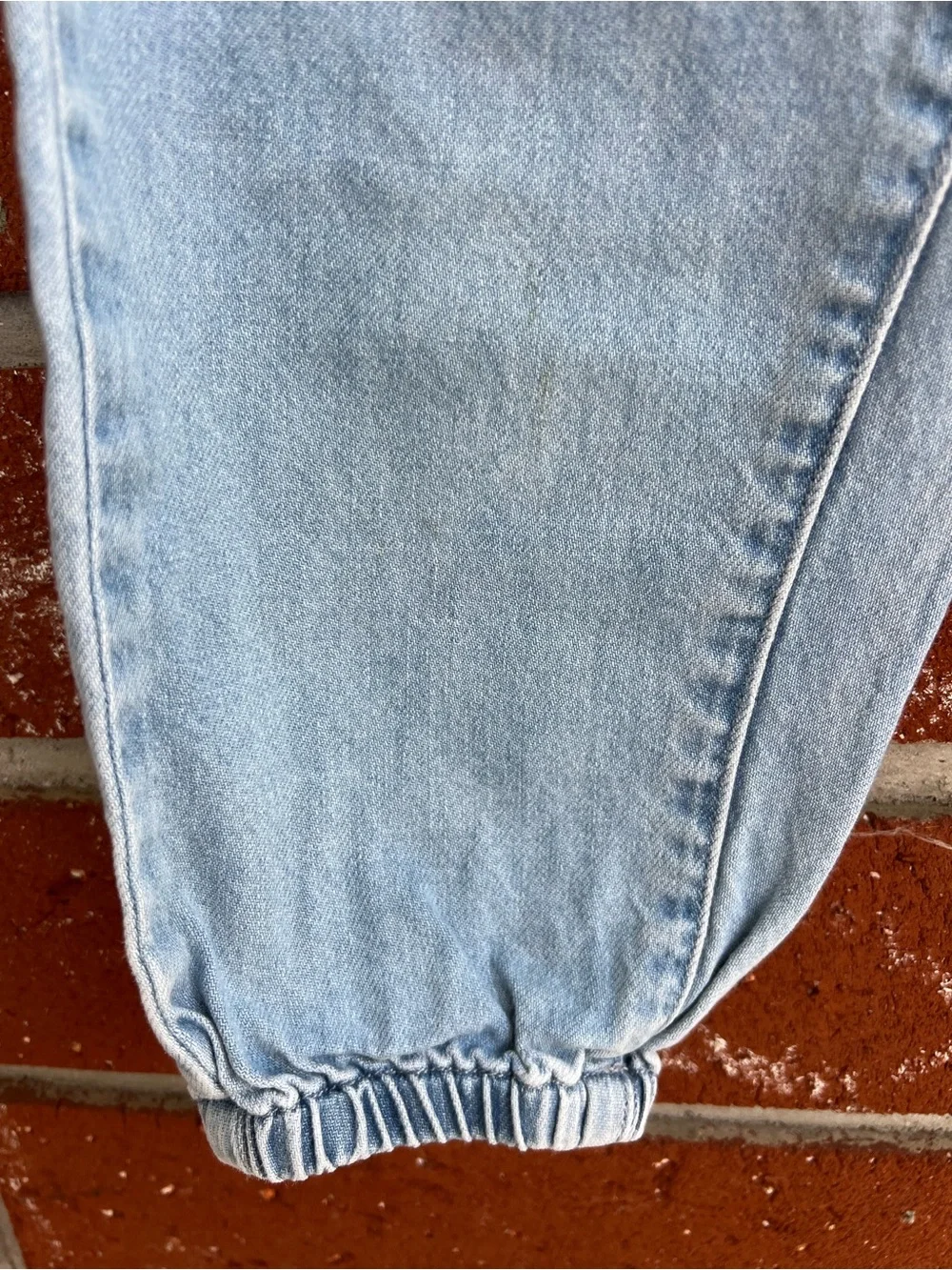 Volcom Girls Sunday Strut Denim Jogger Pants Size 4 XXS